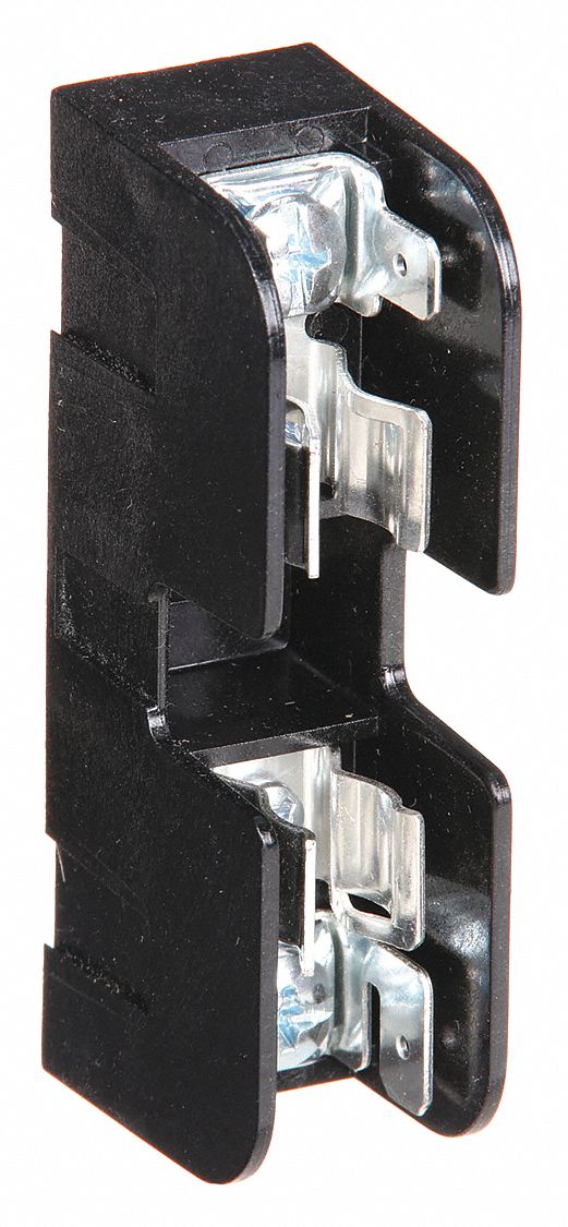 Fuse Block: Open Block Design, 1 Pole, 600 V AC, Pressure Plate, Non-Indicating