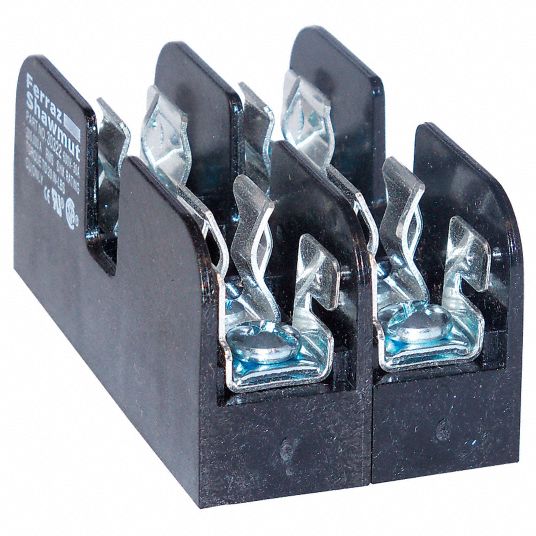 MERSEN Fuse Block, Midget, 0 to 30 A, Fuse UL Class Midget, 600V AC/DC