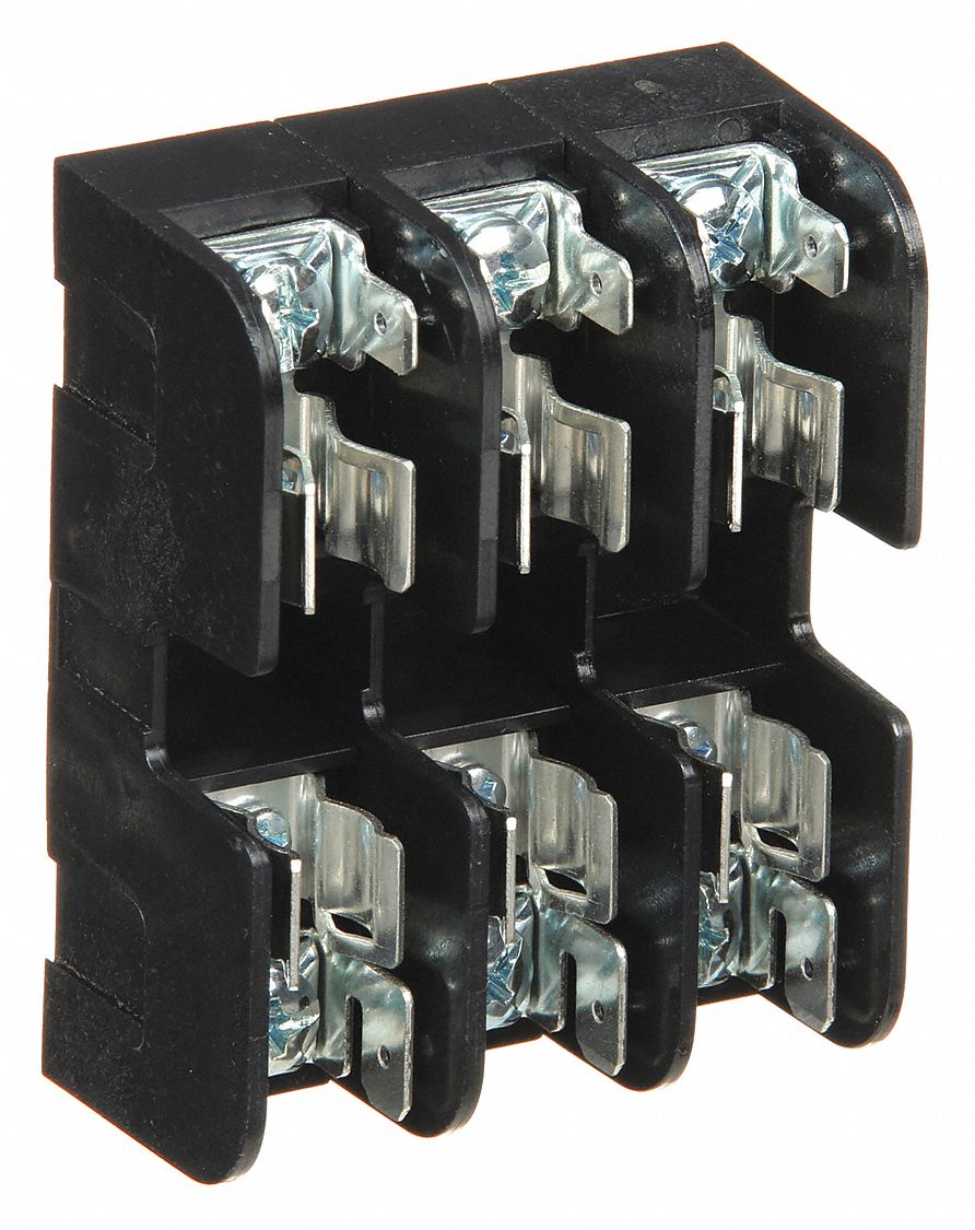 MERSEN, Fits Midget Fuse Type, 3 Poles, Fuse Block - 5LDA4|30323 - Grainger