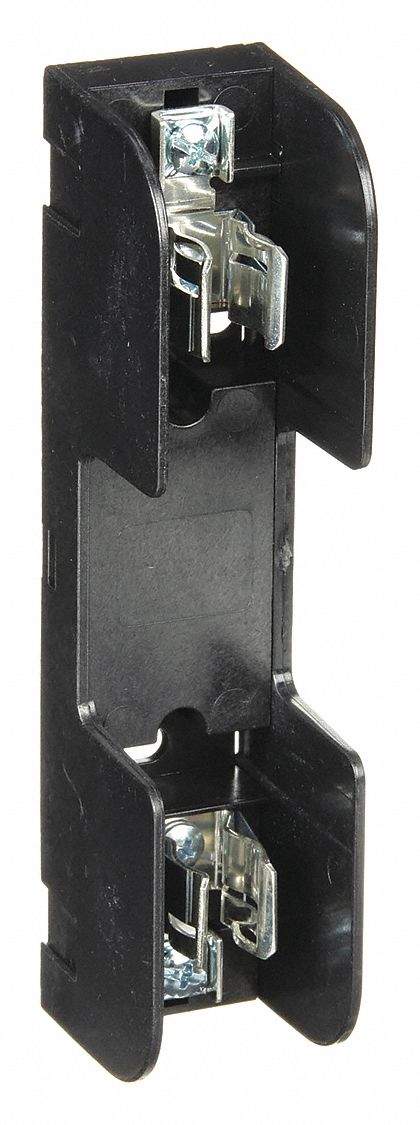 Fuse Block: Open Block Design, 1 Pole, 600 V AC, Pressure Plate, Non-Indicating