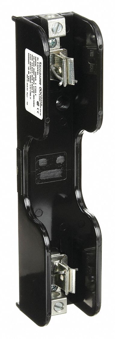 Fuse Block: Open Block Design, 1 Pole, 600 V AC, Box Lug, Non-Indicating