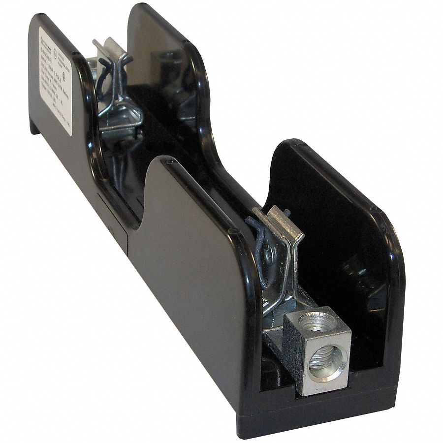 FUSE BLOCK, FITS INDUSTRIAL FUSE TYPE, 1 POLE, 61 TO 100 A, 600V AC/DC
