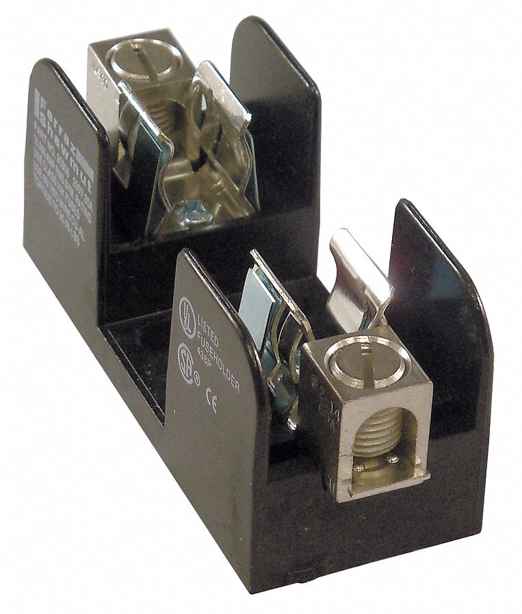 FUSE BLOCK, FITS INDUSTRIAL FUSE TYPE, 1 POLE, 0 TO 30 A, 250V AC/DC
