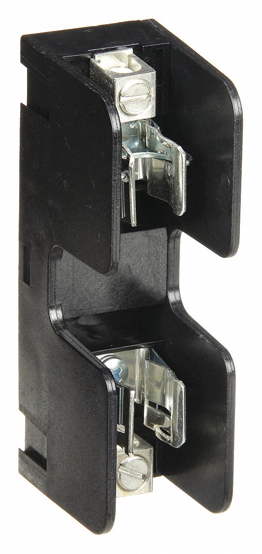 Fuse Block: Open Block Design, 1 Pole, 250 V AC, Box Lug, Non-Indicating