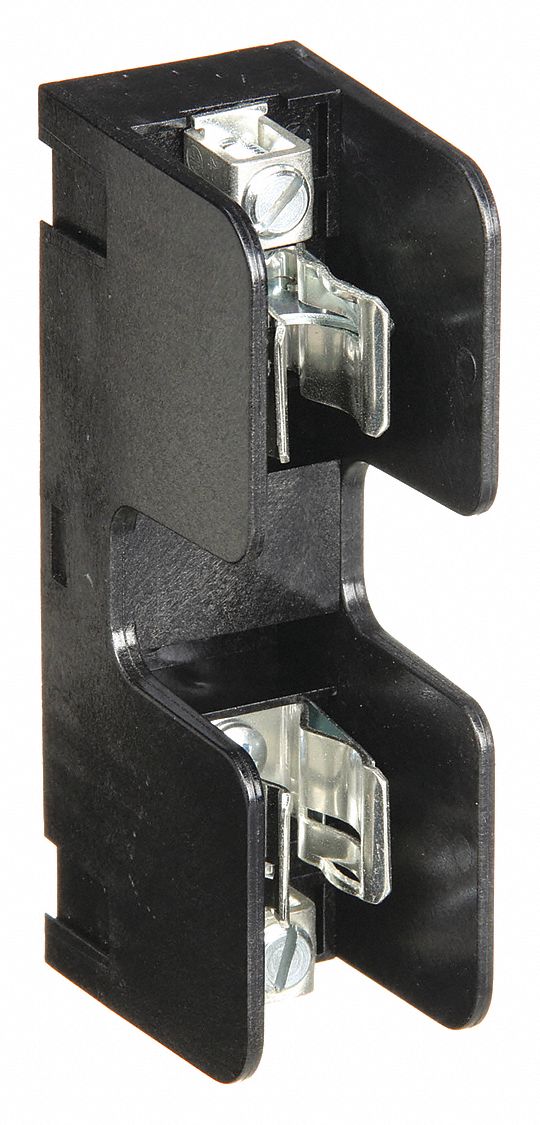 Fuse Block: Open Block Design, 1 Pole, 250 V AC, Box Lug, Non-Indicating