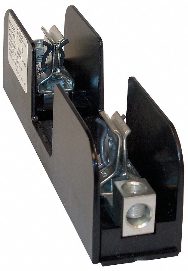 FUSE BLOCK, FITS INDUSTRIAL FUSE TYPE, 1 POLE, 61 TO 100 A, 250V AC/DC