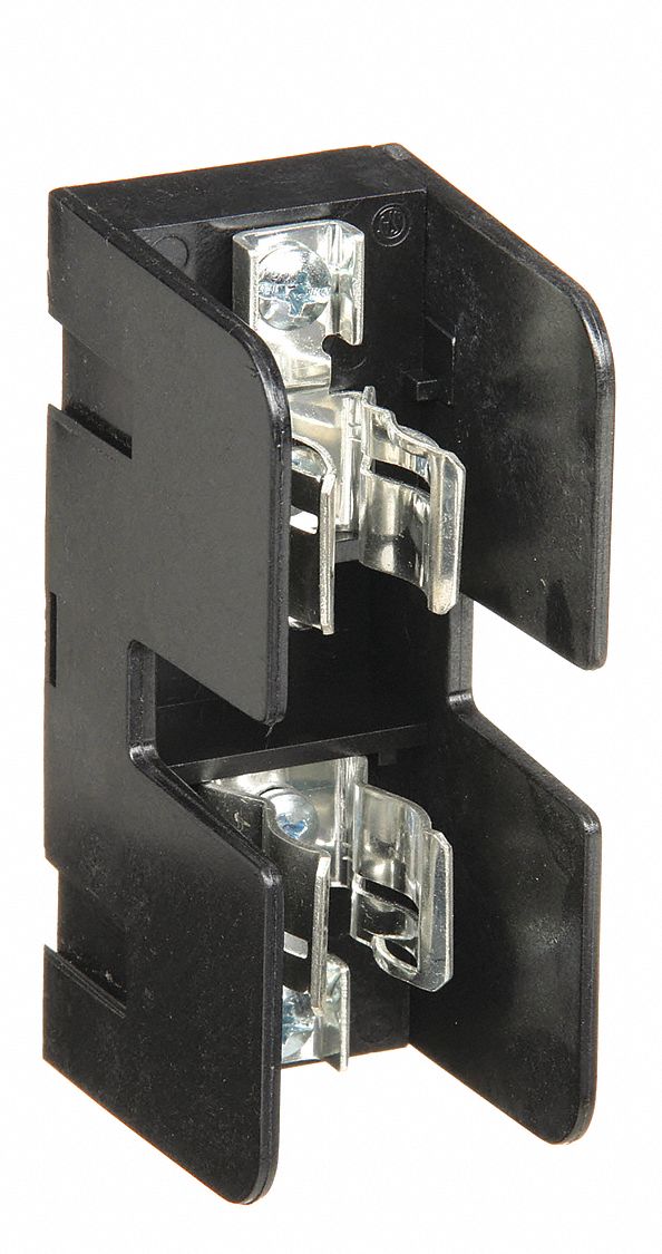Fuse Block: Open Block Design, 1 Pole, 600 V AC, Screw, Non-Indicating