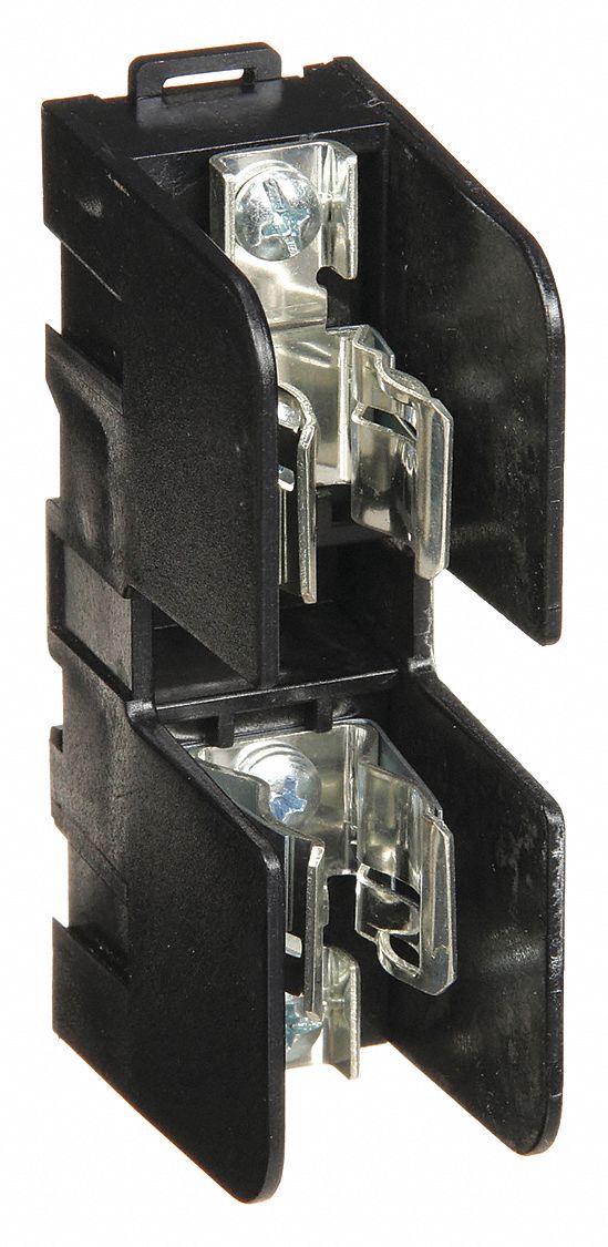Fuse Block: Open Block Design, 1 Pole, 600 V AC, Screw, Non-Indicating