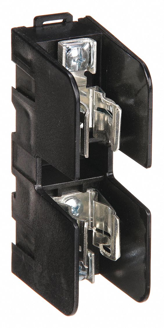 Fuse Block: Open Block Design, 1 Pole, 600 V AC, Pressure Plate, Non-Indicating