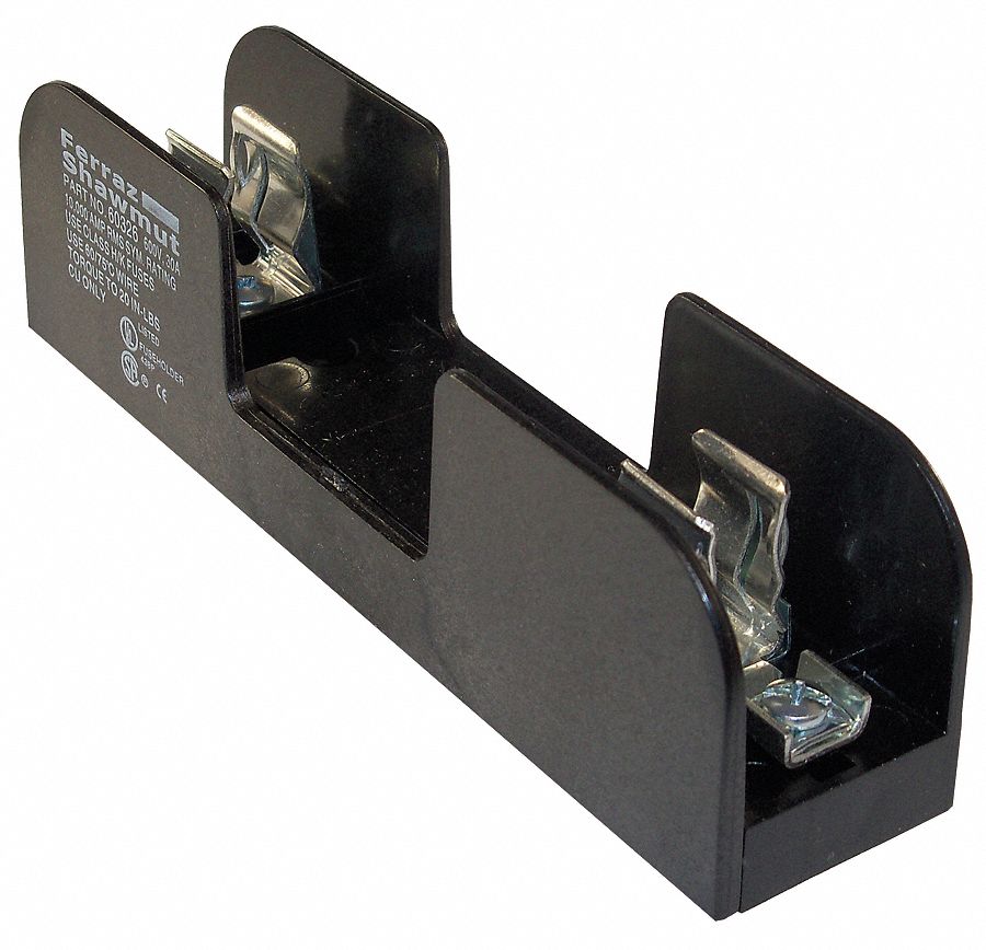 FUSE BLOCK, FITS INDUSTRIAL FUSE TYPE, 1 POLE, 0 TO 30 A, 600V AC/DC