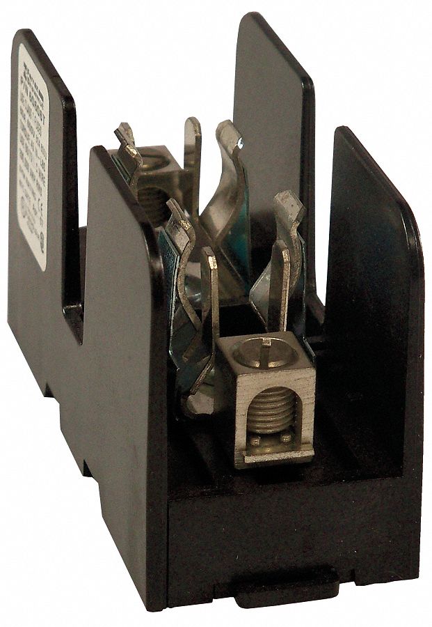 FUSE BLOCK, FITS INDUSTRIAL FUSE TYPE, 1 POLE, 31 TO 60 A, 600V AC/DC