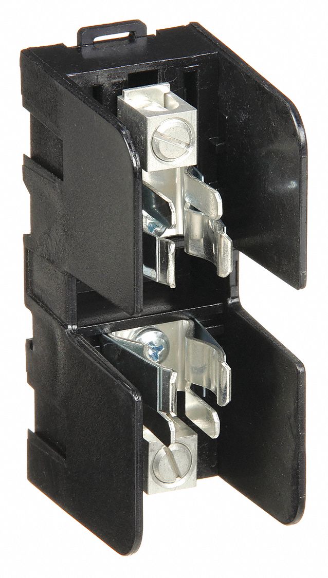Fuse Block: Open Block Design, 1 Pole, 600 V AC, Box Lug, Non-Indicating