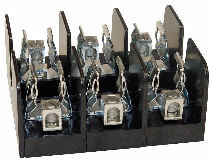MERSEN Fuse Block, Industrial, 31 to 60 A, Fuse UL Class T, 600V AC/DC