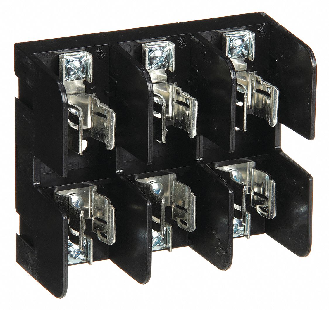 MERSEN, Fits Industrial Fuse Type, 3 Poles, Fuse Block 5LDN060608T
