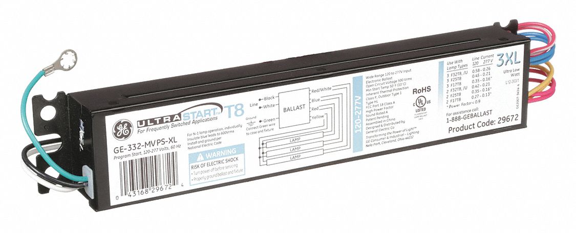 Electronic Ballast, Ballast Start Type Programmed - Grainger