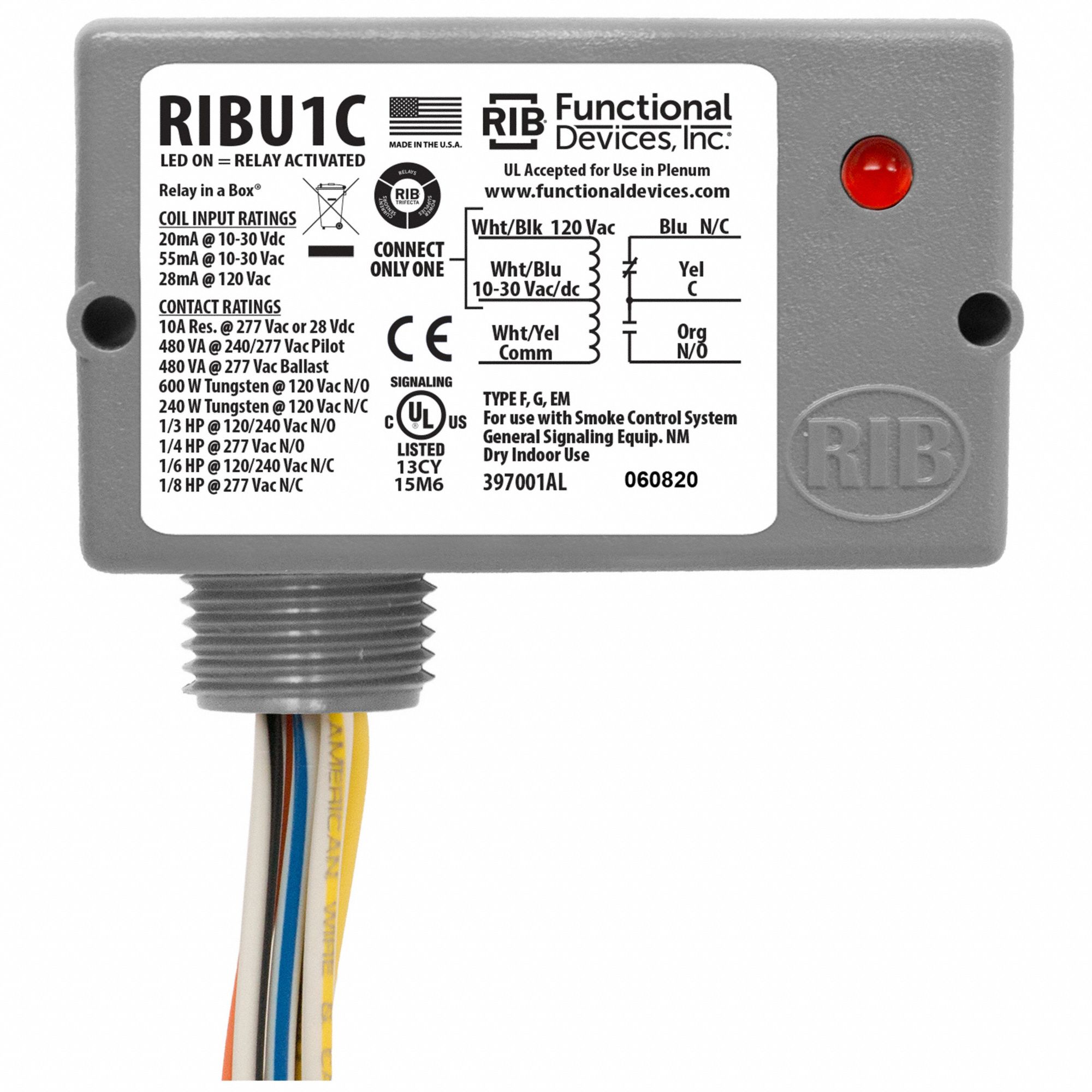 RELAIS PRE CABLE SPDT