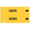 Caustic Strap-On Pipe Markers