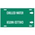 Chilled Water Strap-On Pipe Markers