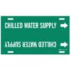 Chilled Water Supply Strap-On Pipe Markers