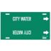 City Water Strap-On Pipe Markers