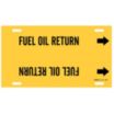 Fuel Oil Return Strap-On Pipe Markers