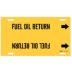 Fuel Oil Return Strap-On Pipe Markers