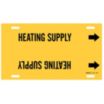 Heating Supply Strap-On Pipe Markers
