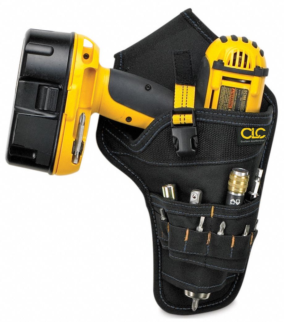 CLC Tool Holster 0 Pockets, Bits and Accessories/Cordless Drill, Belt