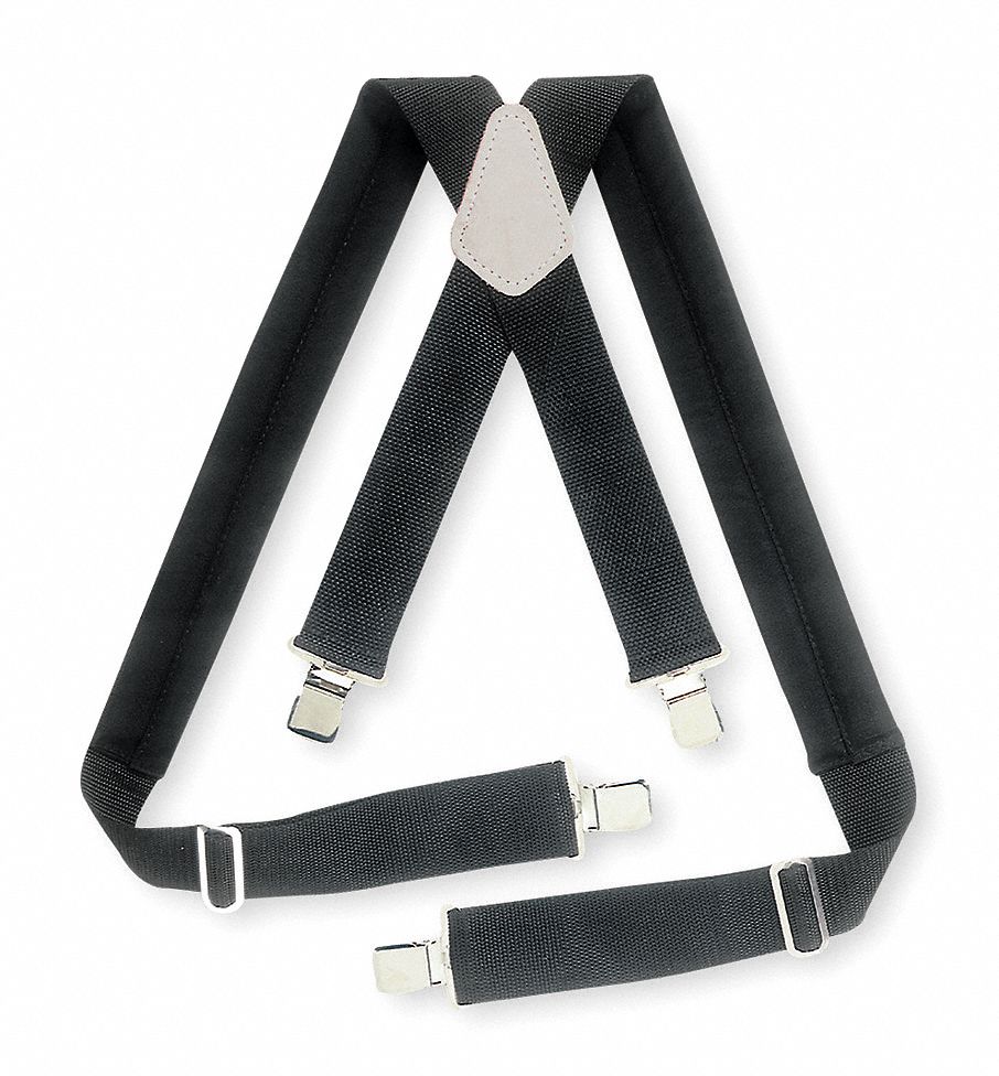 5LF03 - Suspenders Black Adjustable Universal