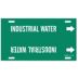 Industrial Water Strap-On Pipe Markers