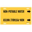 Non-Potable Water Strap-On Pipe Markers