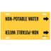 Non-Potable Water Strap-On Pipe Markers