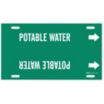 Potable Water Strap-On Pipe Markers