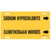 Sodium Hypochlorite Strap-On Pipe Markers