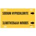 Sodium Hypochlorite Strap-On Pipe Markers