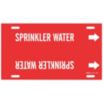 Sprinkler Water Strap-On Pipe Markers
