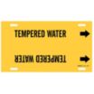 Tempered Water Strap-On Pipe Markers
