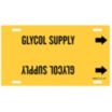 Glycol Supply Strap-On Pipe Markers