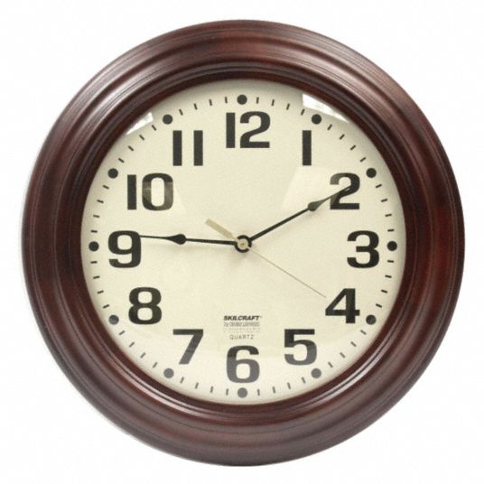 Manual, Quartz Movement, Analog Clock - 5LG35|6645-01-421-6904 - Grainger