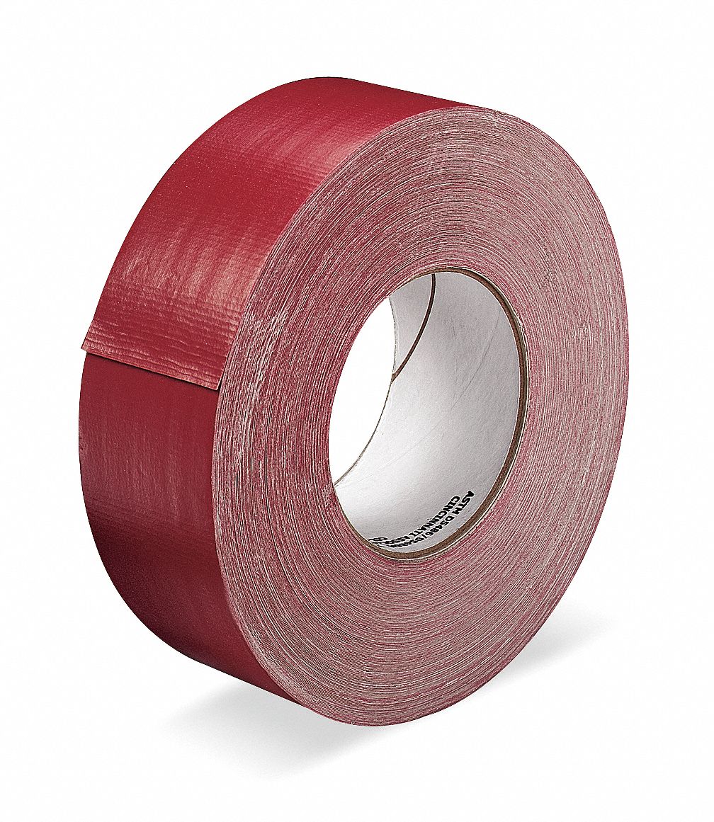 Red Masking Tape, 1W x 60 yds. Red Color