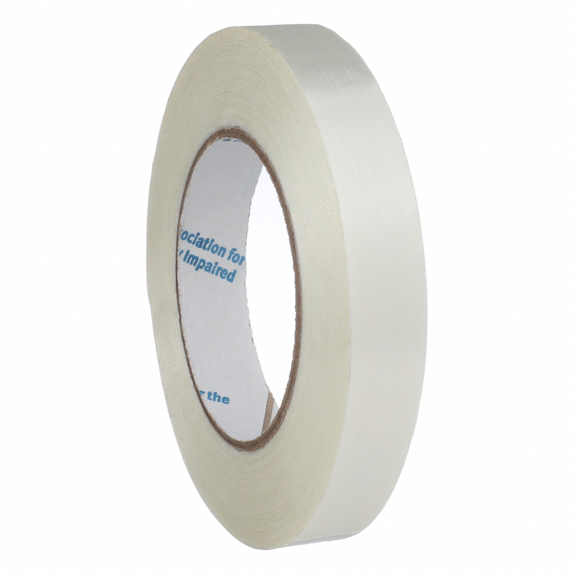 Strapping Tape: 6 mil Tape Thick, 3/4 in x 180 ft, White