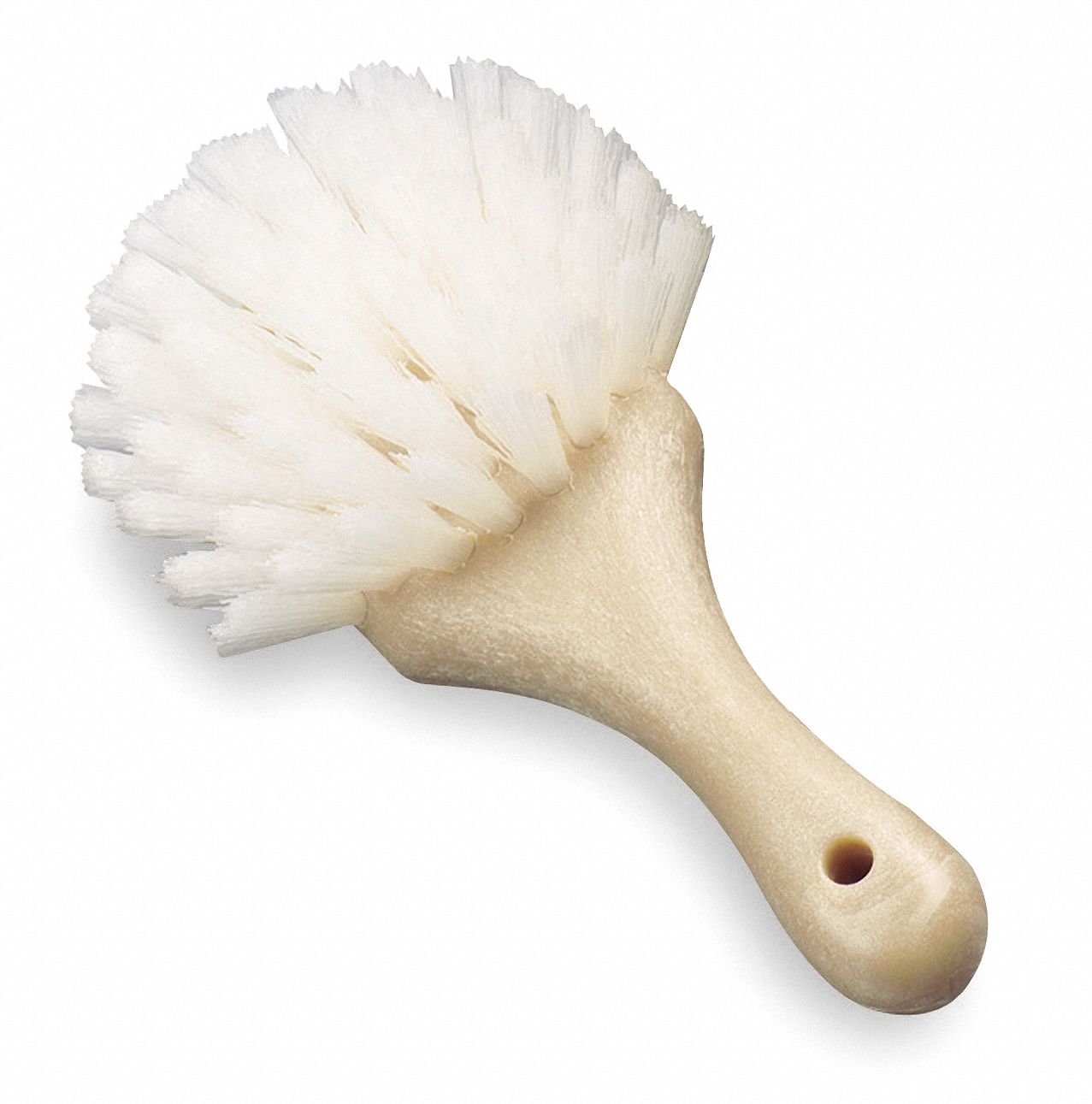 ABILITY ONE Scrub Brush Nylon Bristles, Plastic Handle, 3 3/4 in Brush Lg, 5 in Handle Lg