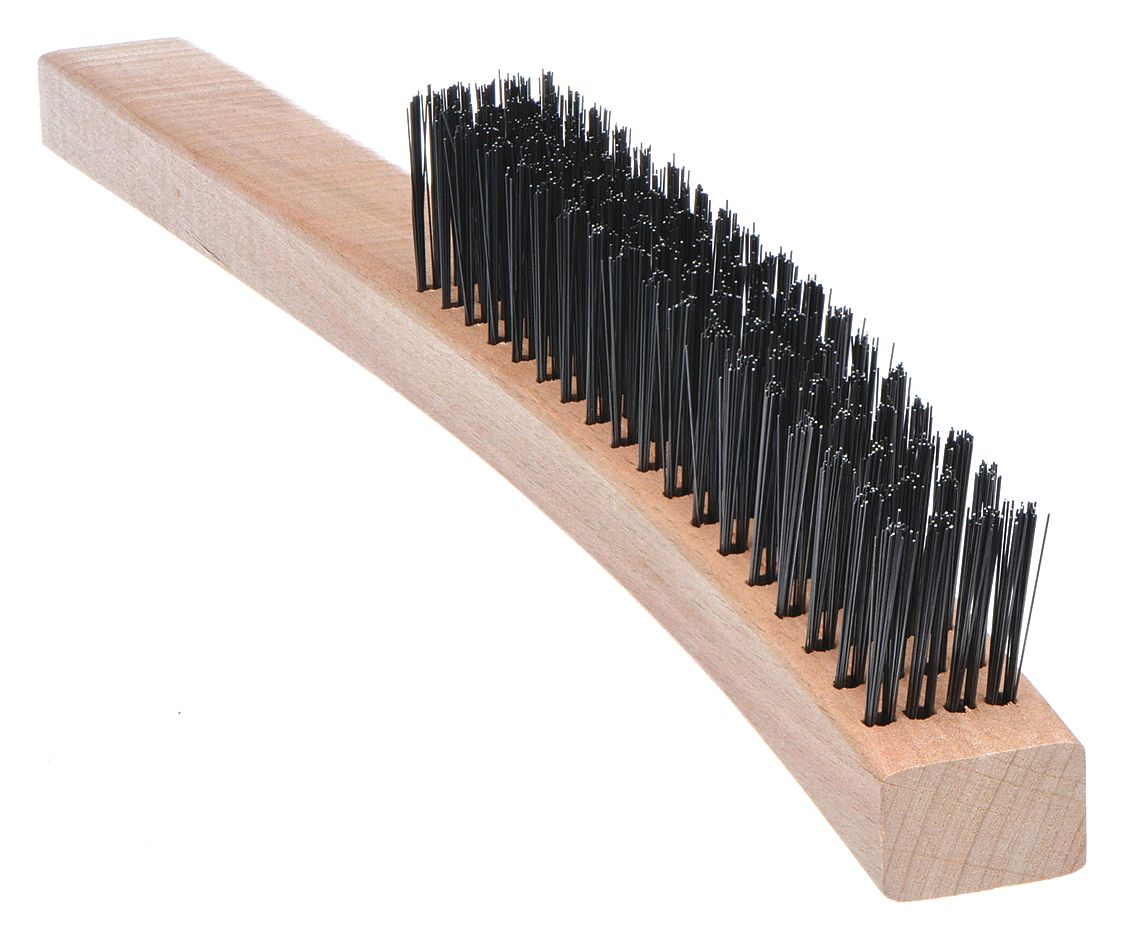 SCRATCH BRUSH,ROWS 4 X 18,CARBON ST