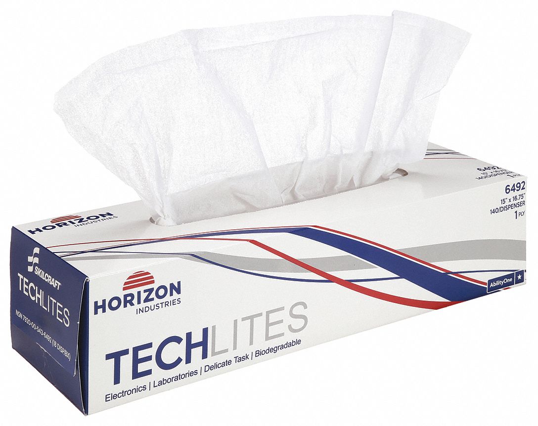 DISPOSABLE WIPES,TISSUE,WHITE,PK18