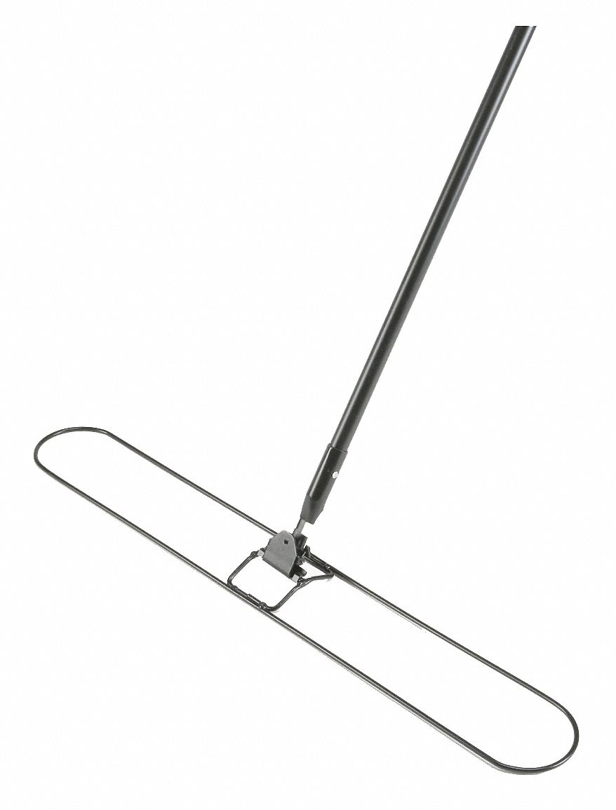 DUST MOP FRAME AND HANDLE,36 IN W,BLACK