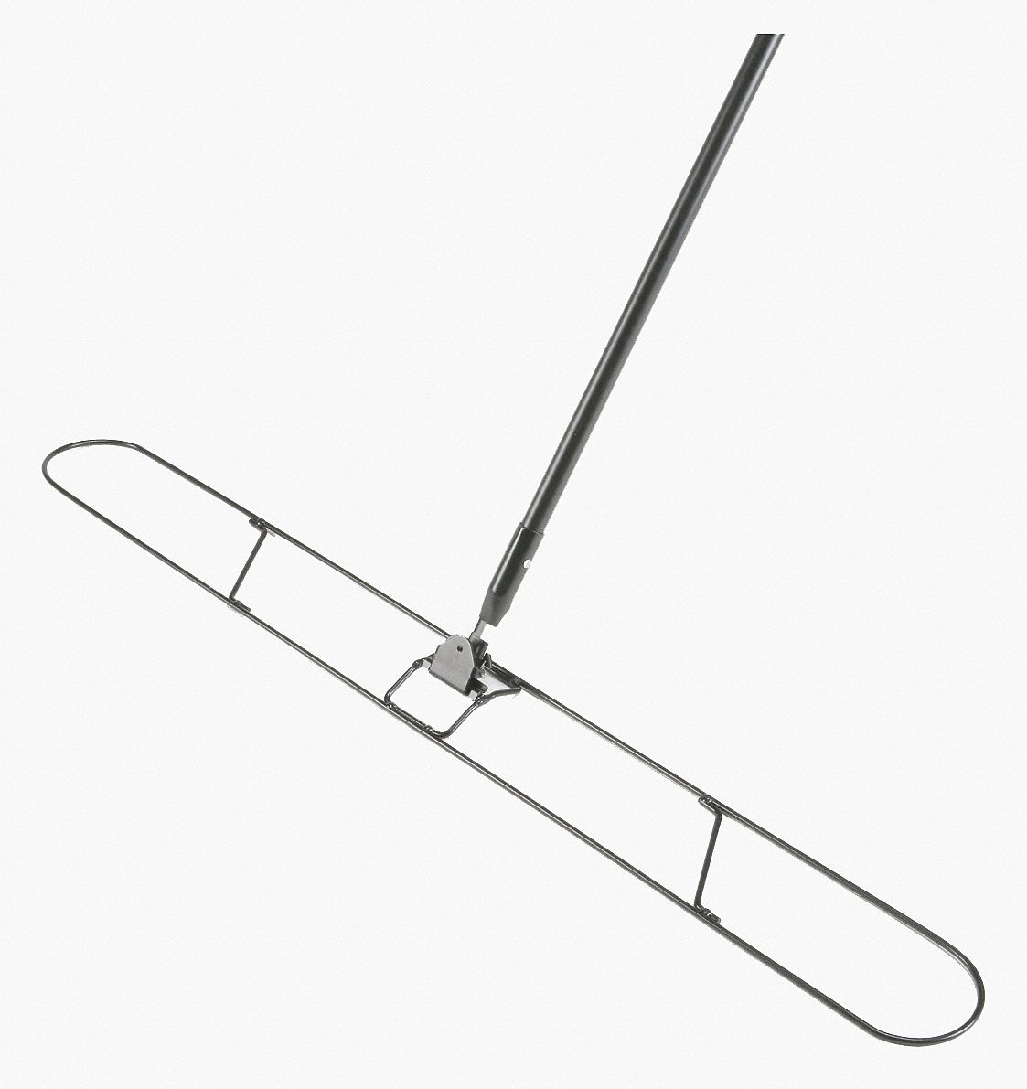 DUST MOP FRAME AND HANDLE,48 IN W,BLACK