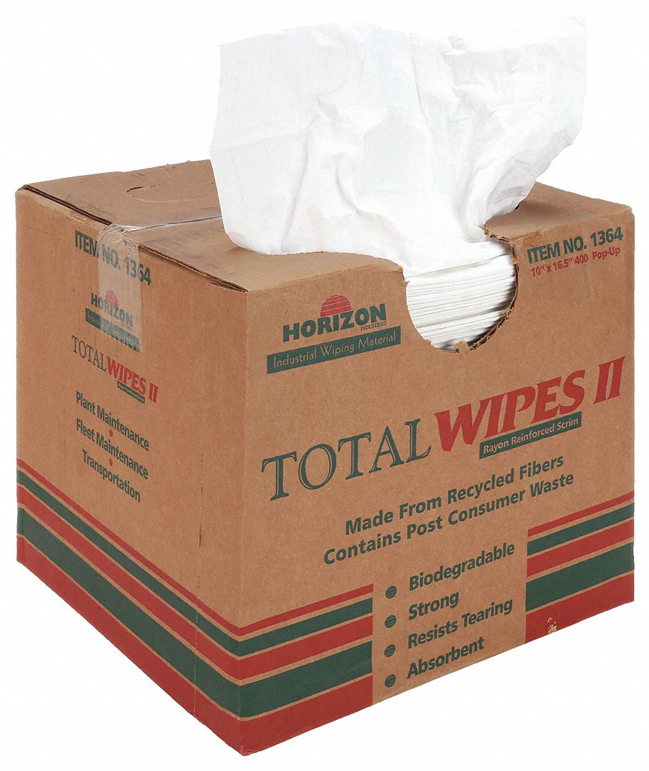 DISPOSBLE WIPES,10 IN X 16-1/2 IN,P