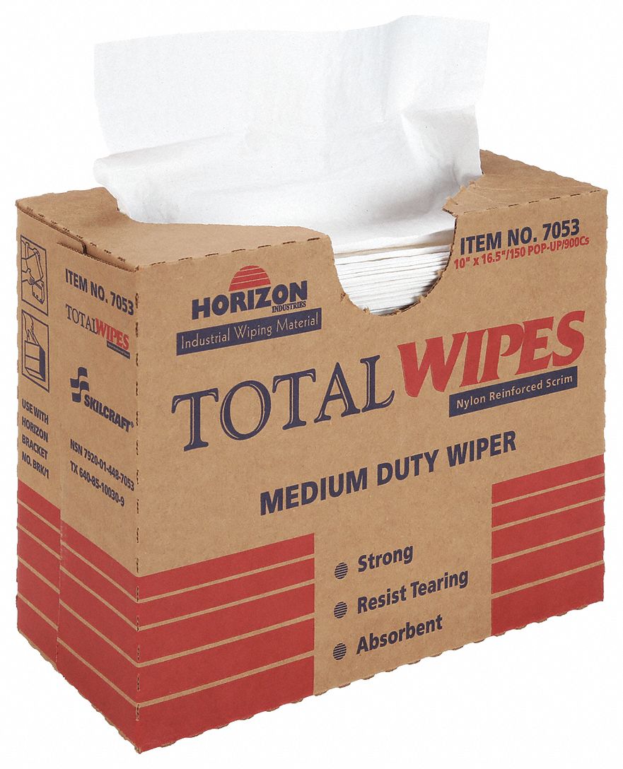 DISPOSBLE WIPES,10 IN X 16-1/2 IN,P