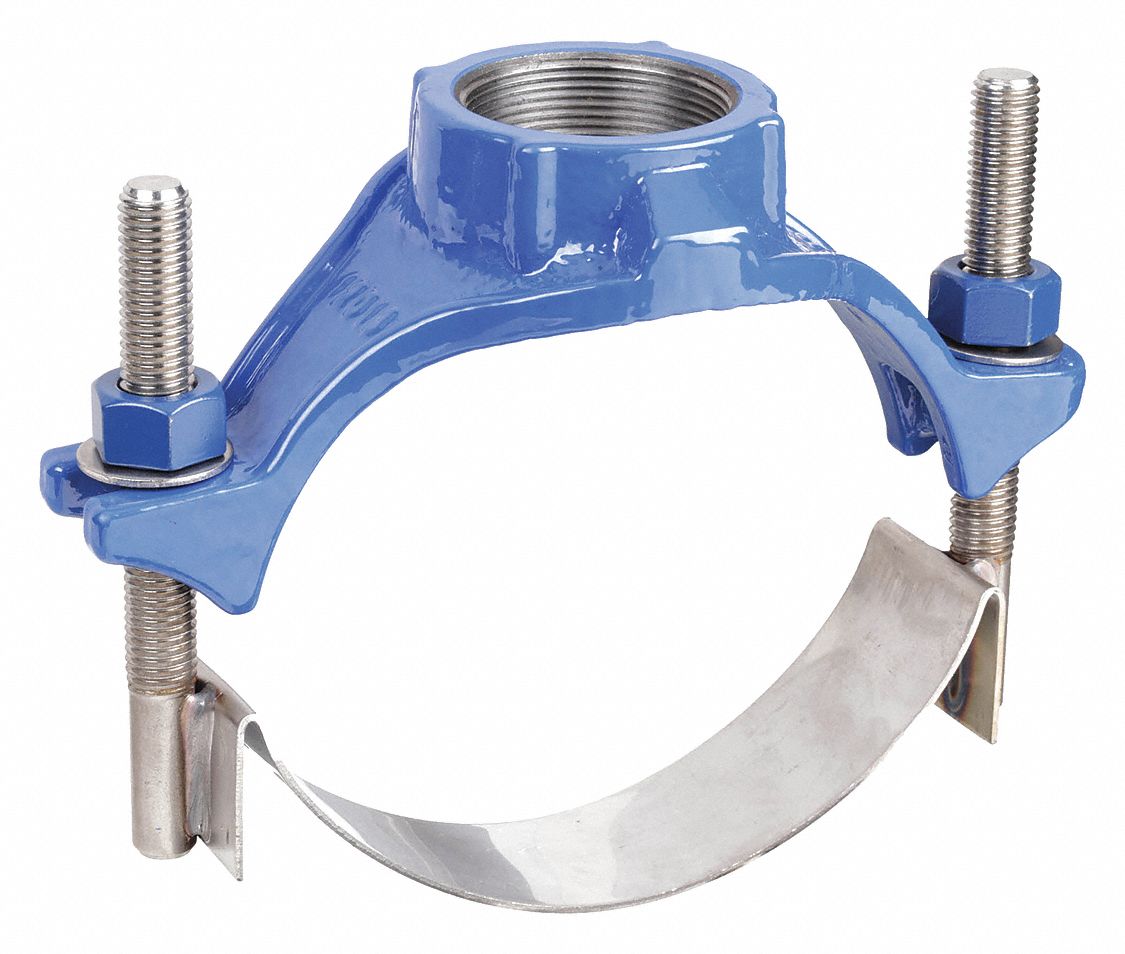 SMITH-BLAIR, Service Saddle, Ductile Iron with 304 Stainless Steel