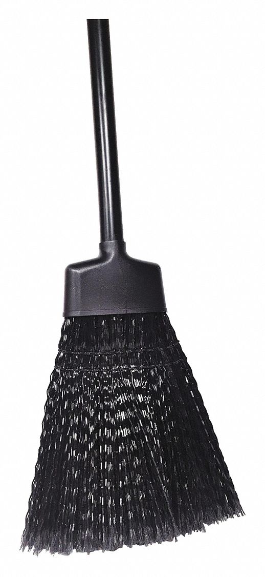 ANGLE BROOM,46 IN HANDLE L,14 IN FACE